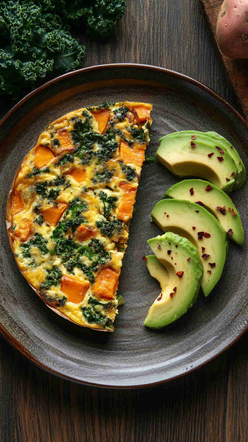 Sweet Potato & Kale Frittata