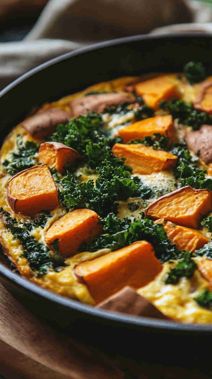 Sweet Potato & Kale Frittata
