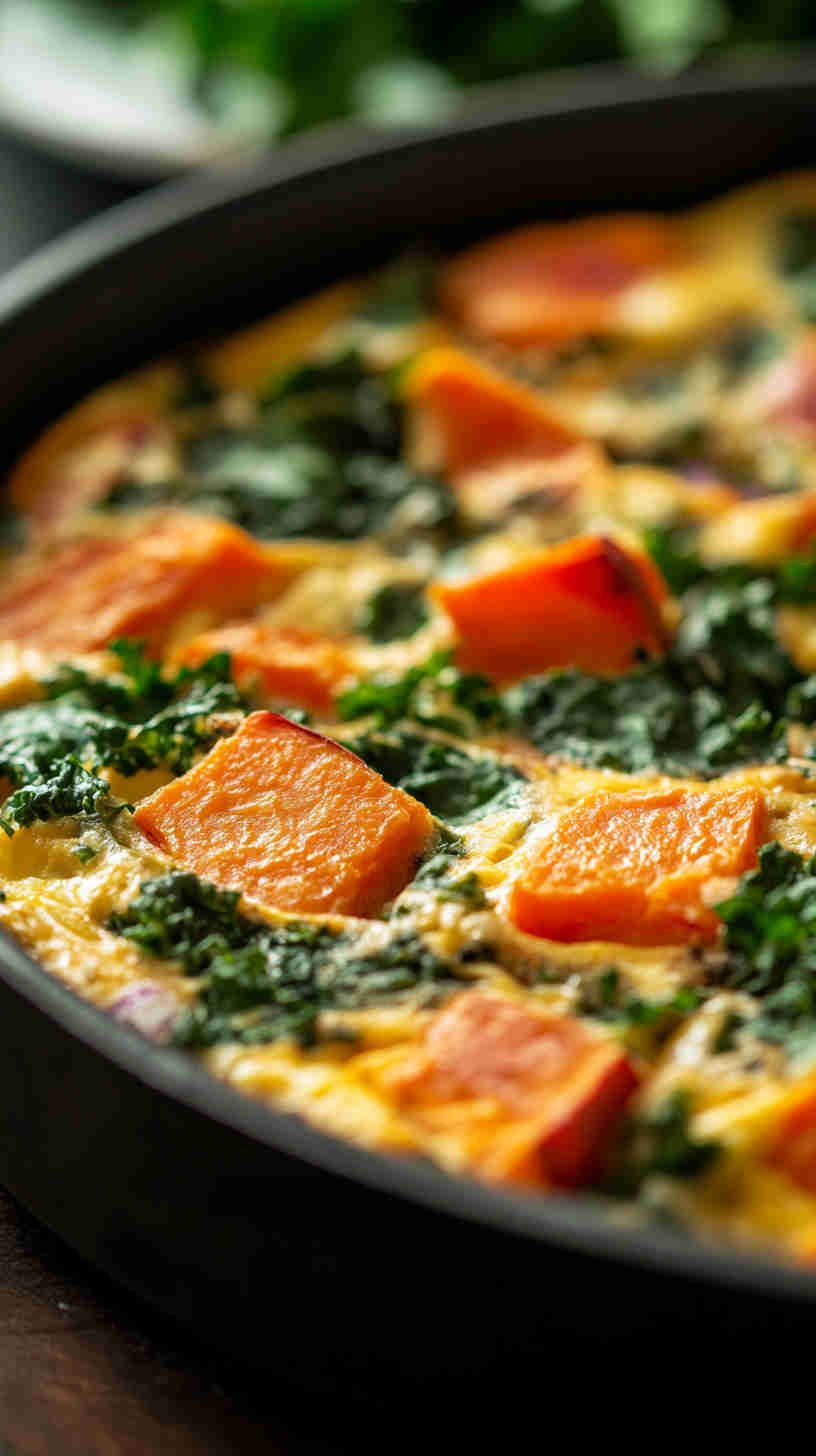 Sweet Potato & Kale Frittata