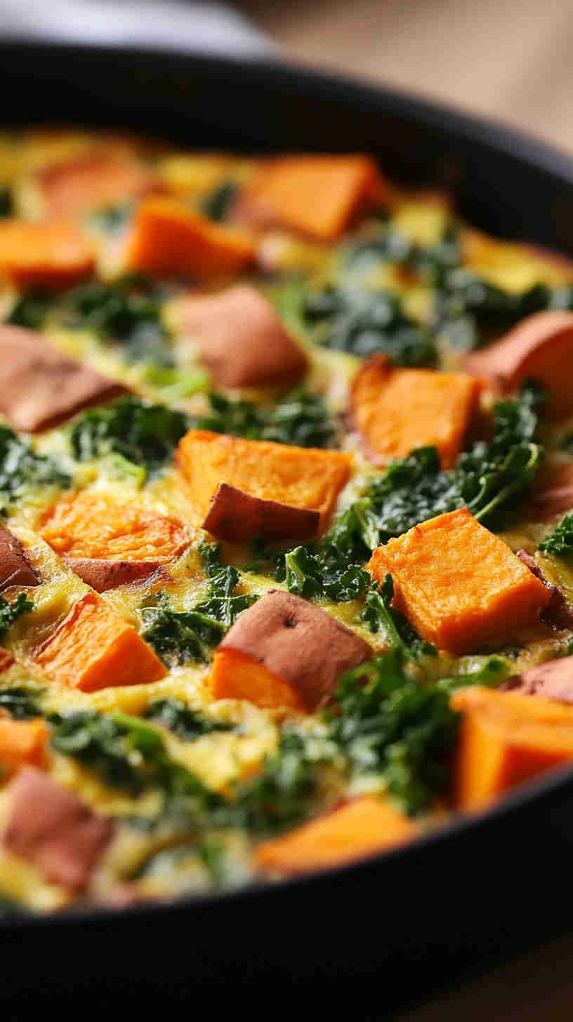Sweet Potato & Kale Frittata