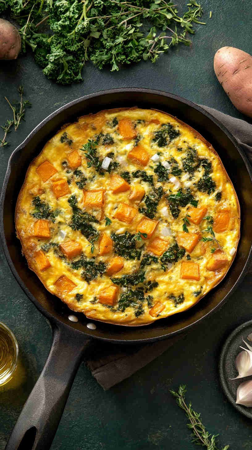 Sweet Potato & Kale Frittata