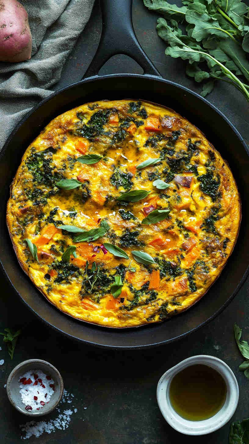 Sweet Potato & Kale Frittata