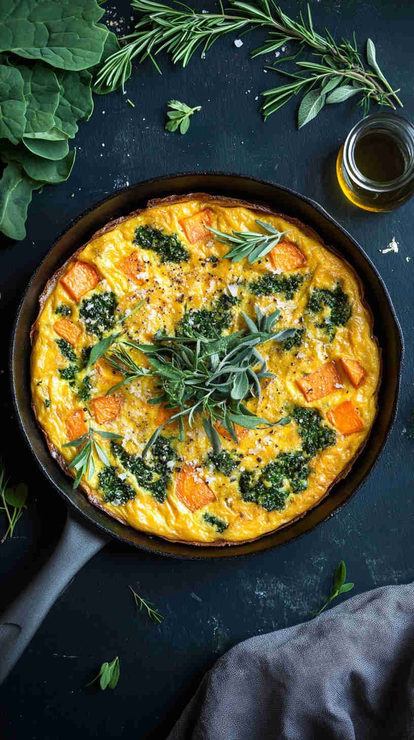 Sweet Potato & Kale Frittata