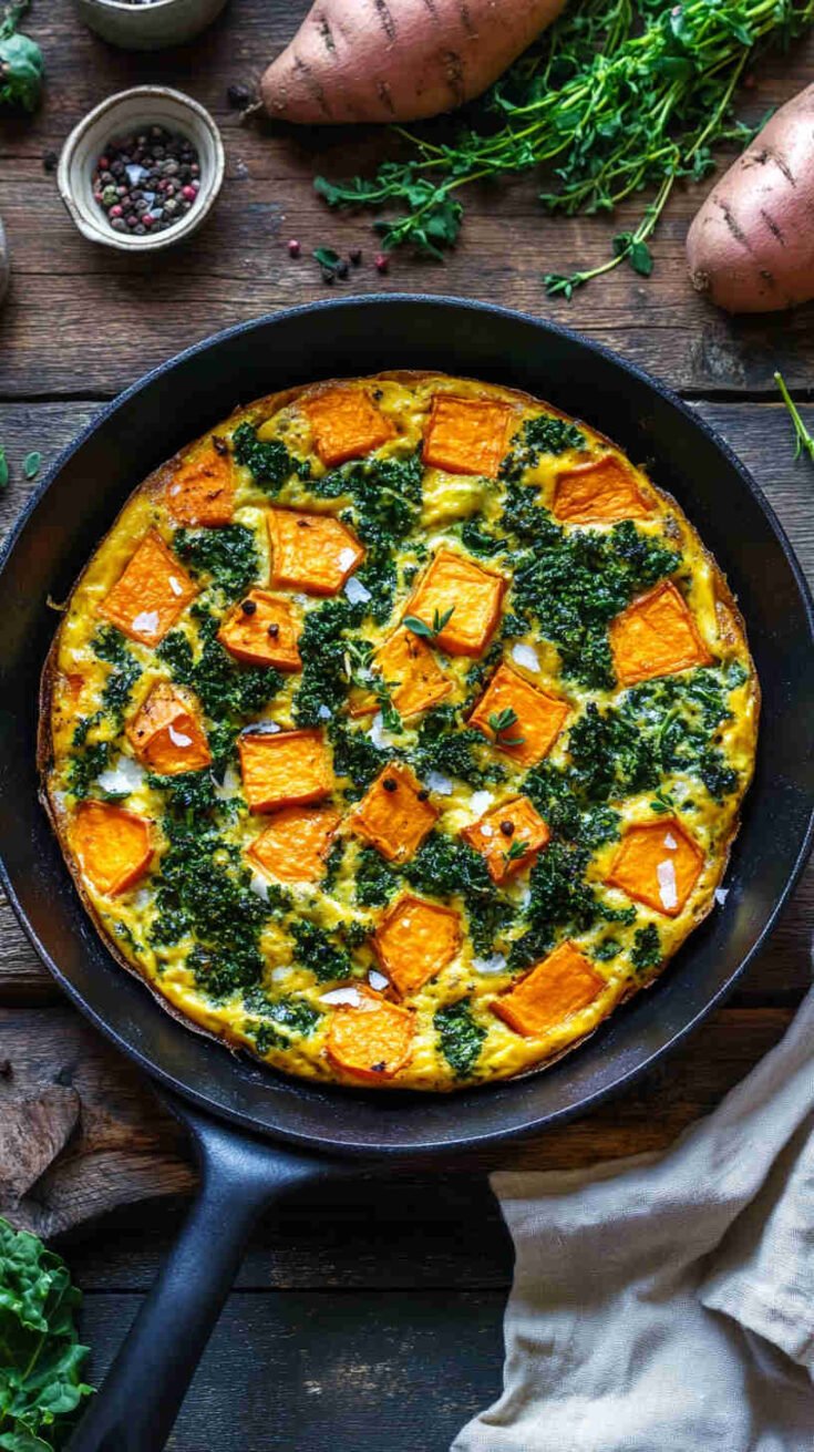 Sweet Potato & Kale Frittata