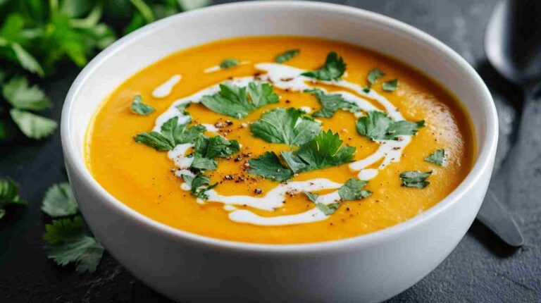 Sweet Potato and Coconut Milk Soup