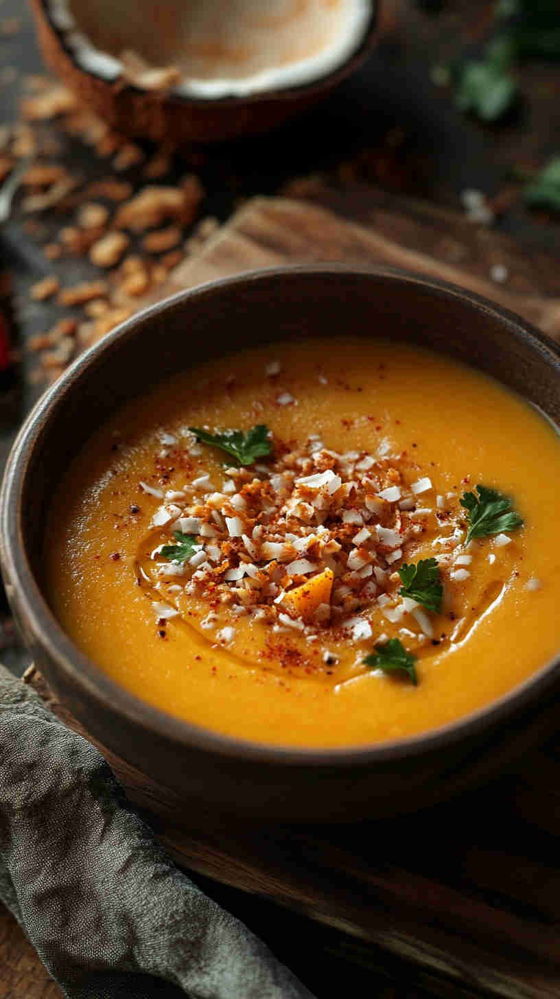 Sweet Potato and Coconut Milk Soup