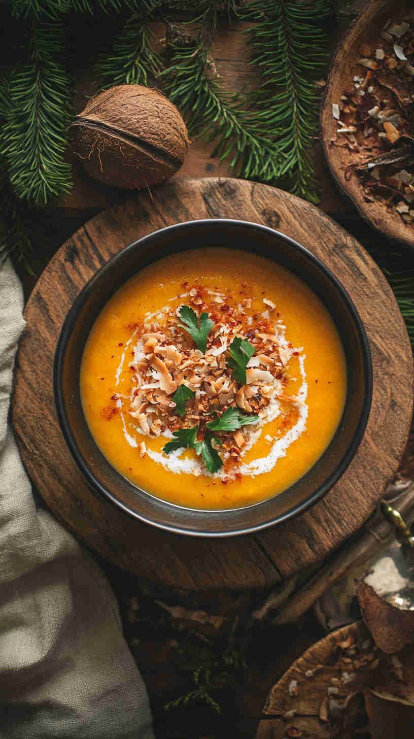 Sweet Potato and Coconut Milk Soup