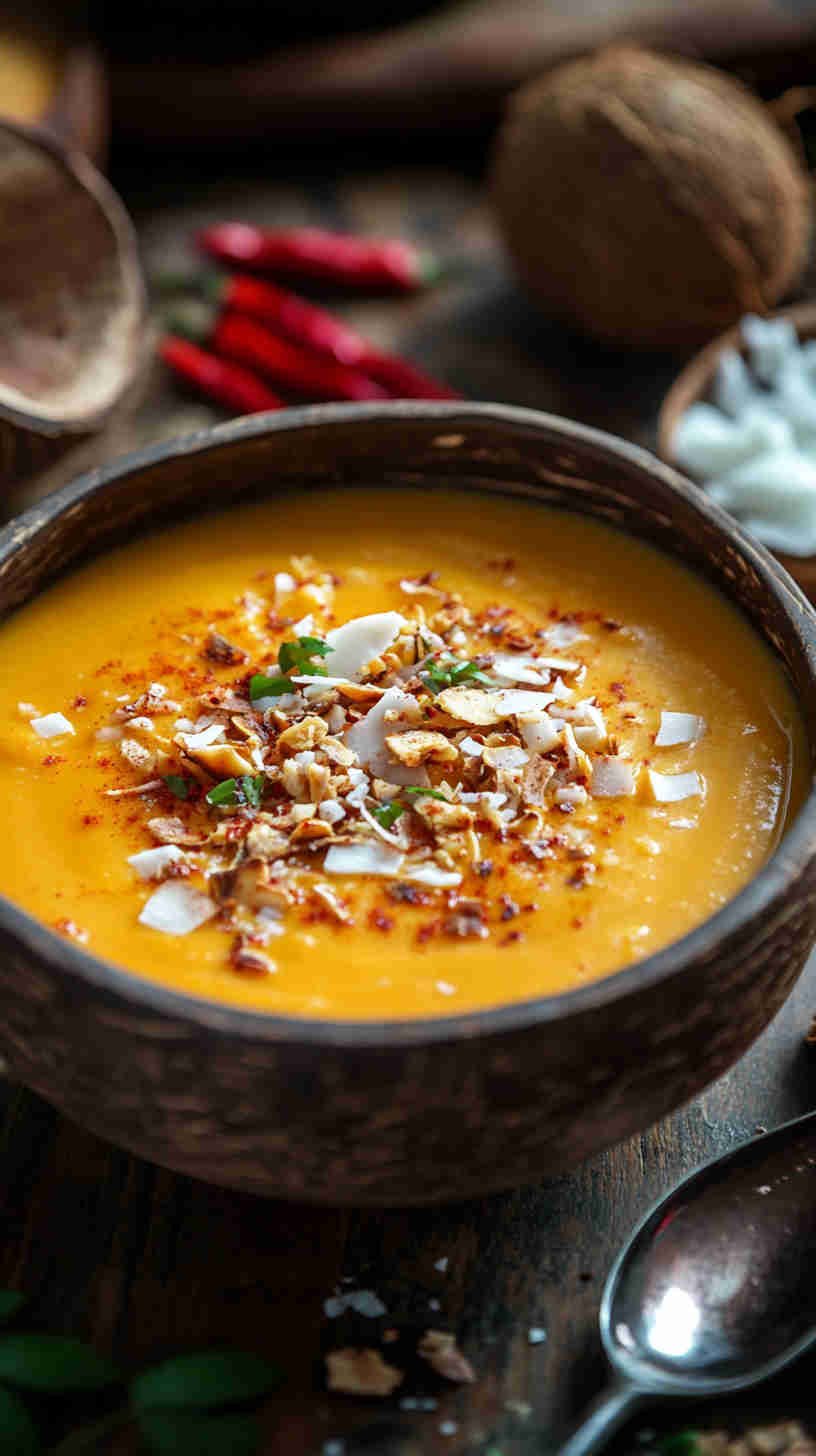 Sweet Potato and Coconut Milk Soup