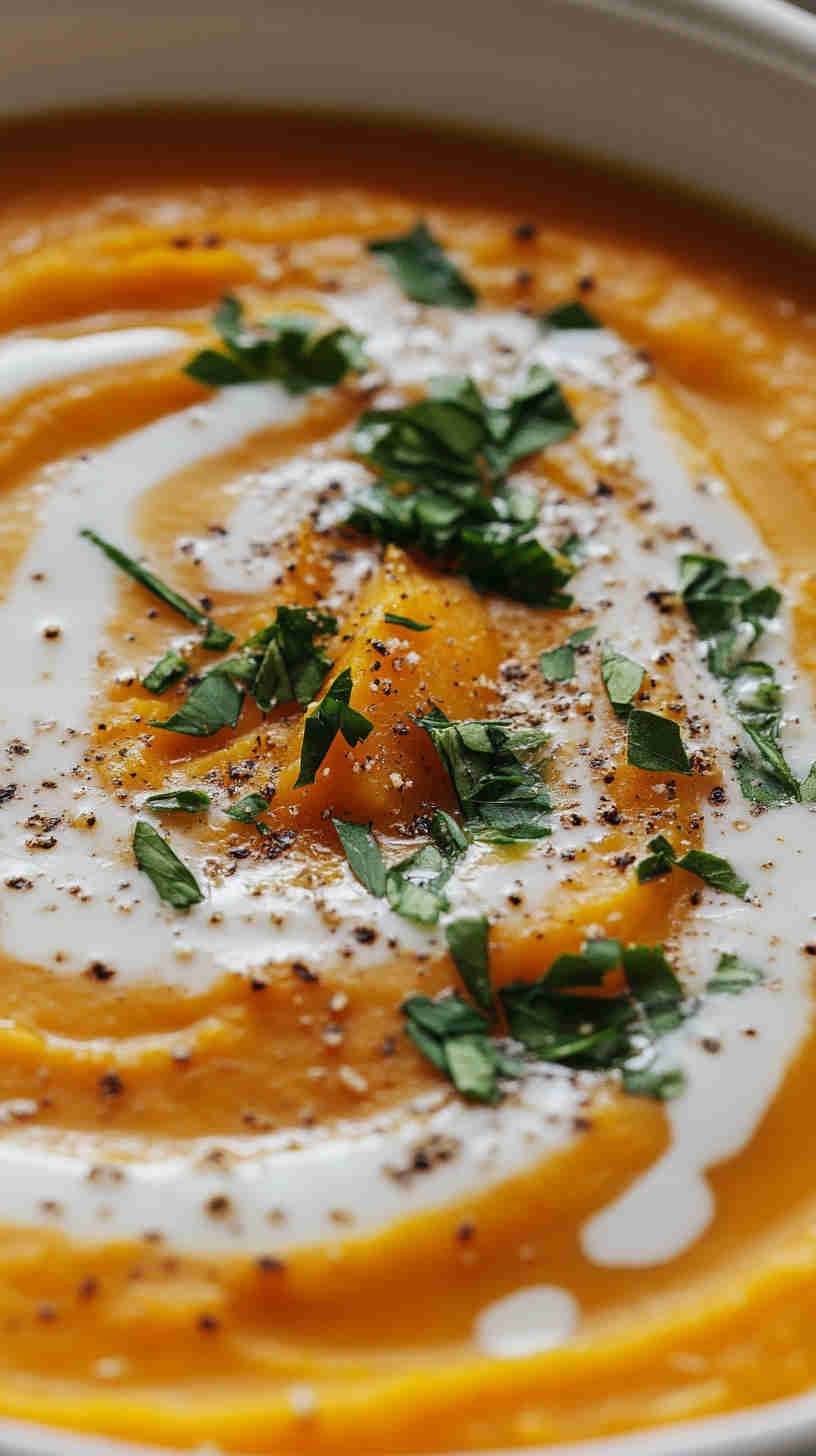 Sweet Potato and Coconut Milk Soup