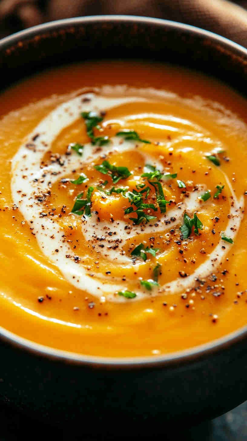 Sweet Potato and Coconut Milk Soup