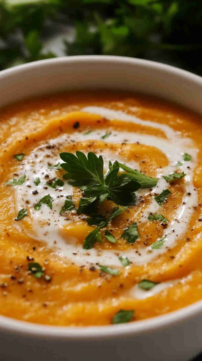 Sweet Potato and Coconut Milk Soup