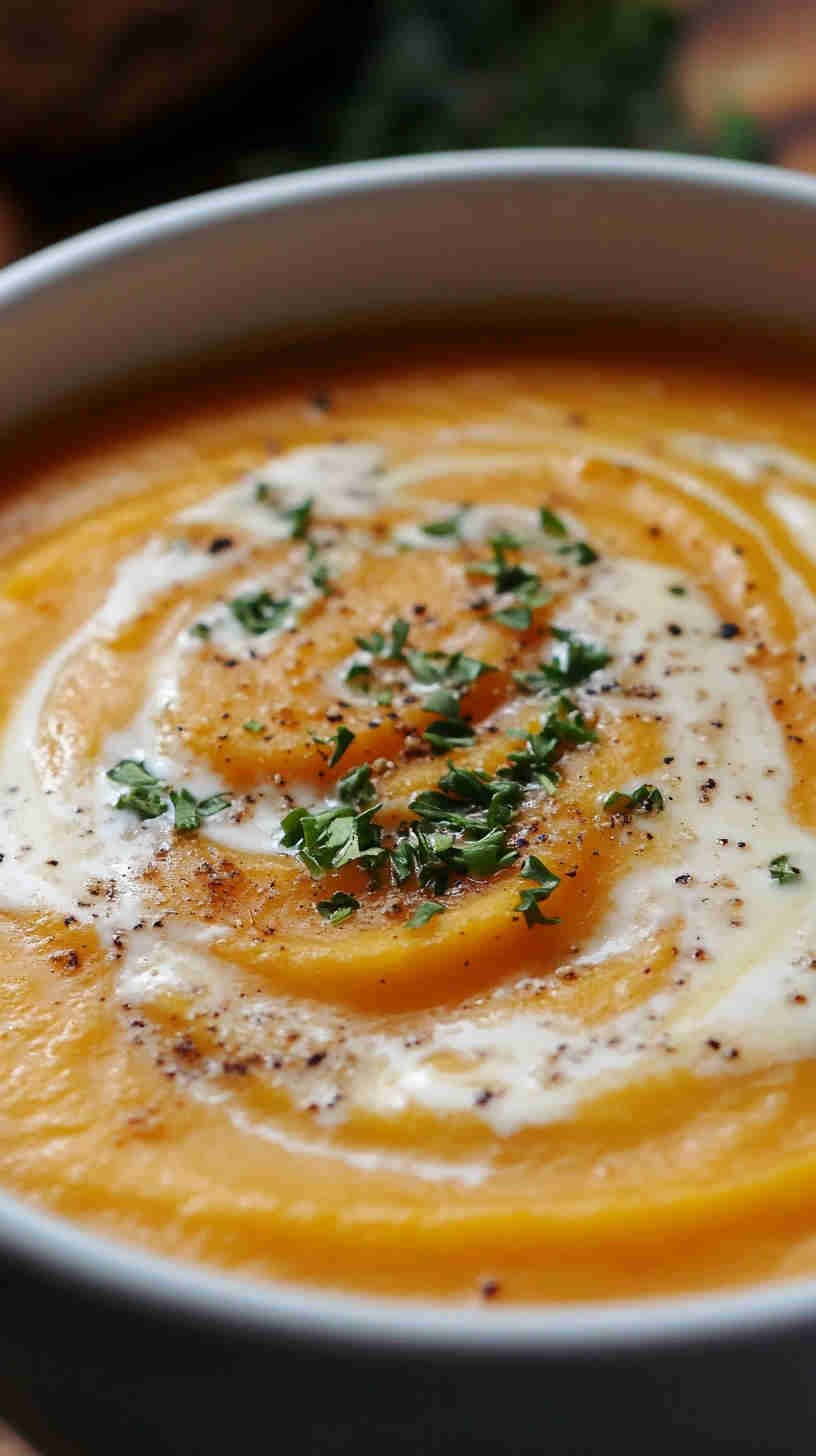 Sweet Potato and Coconut Milk Soup