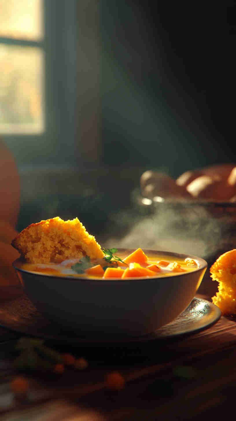 Sweet Potato and Coconut Milk Soup