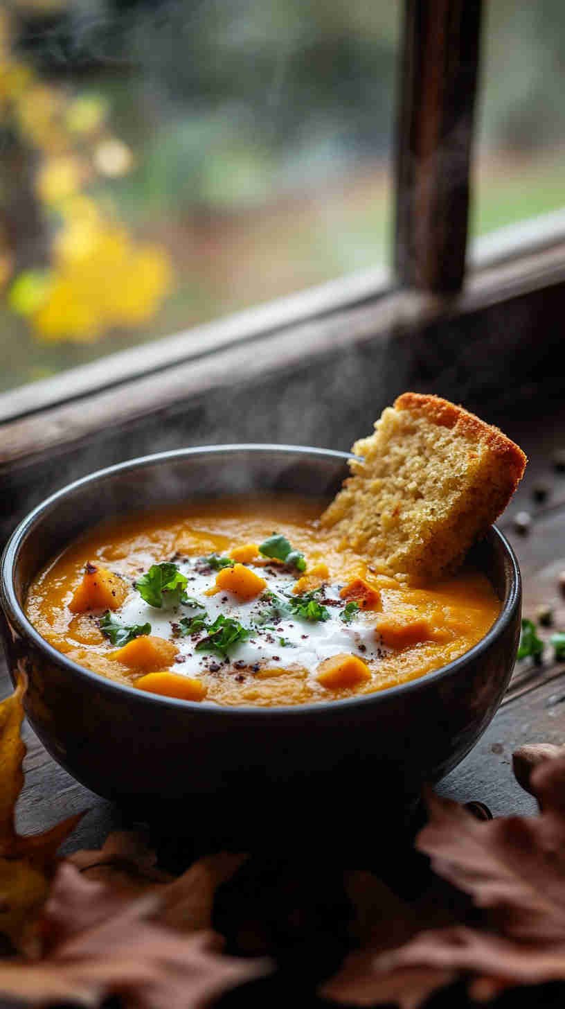 Sweet Potato and Coconut Milk Soup