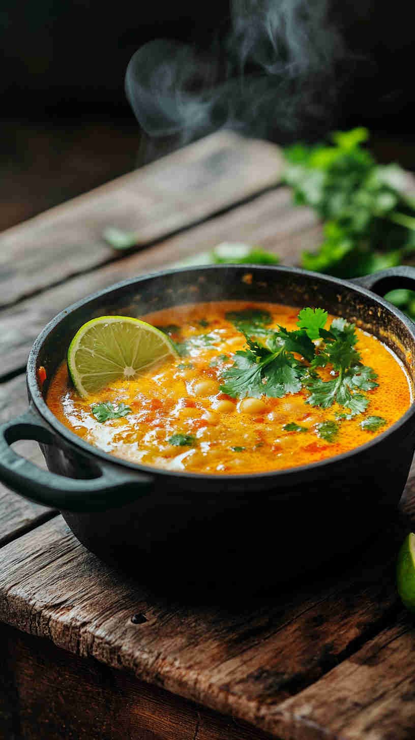 Thai-inspired Coconut Curry Soup
