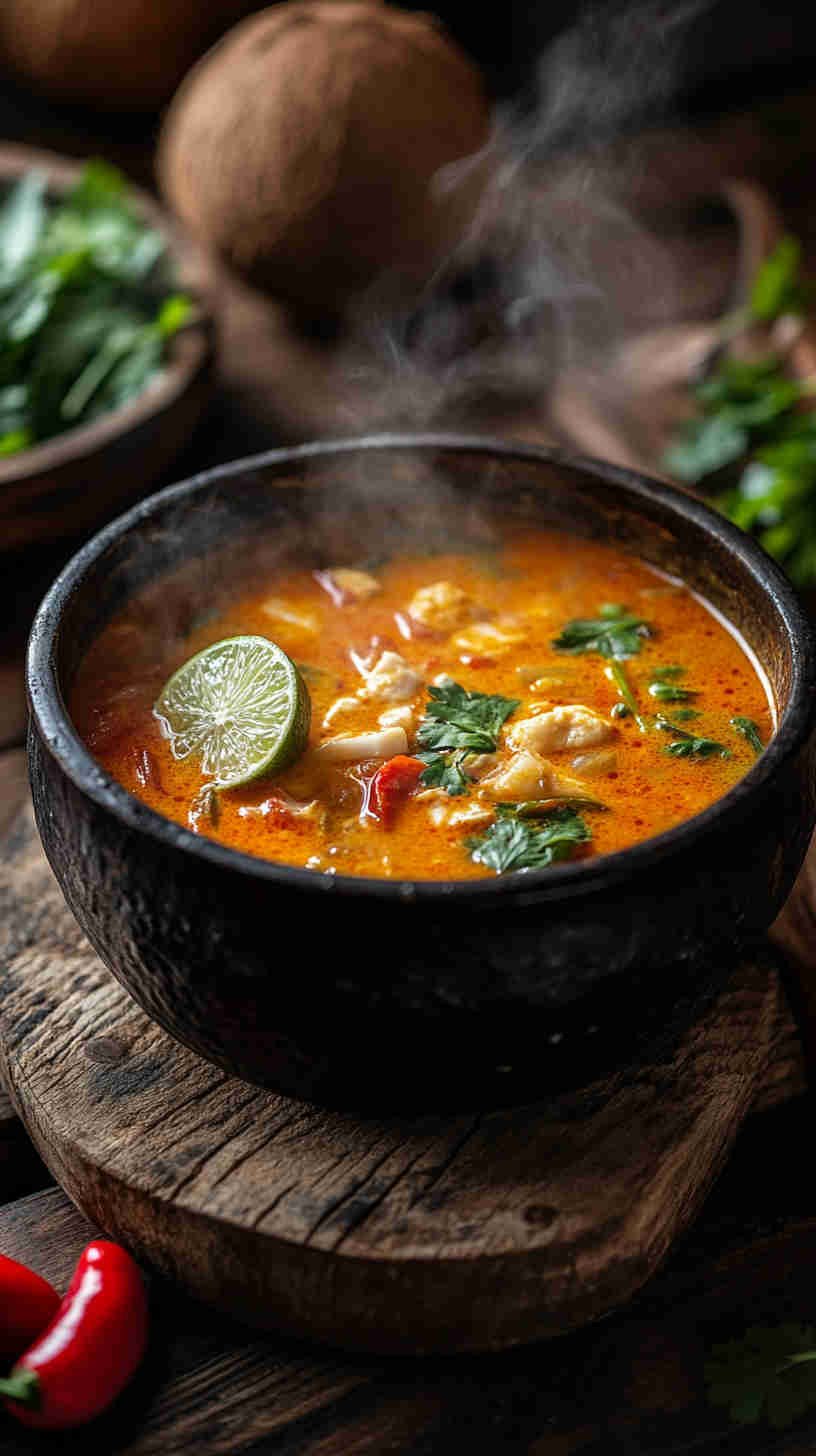 Thai-inspired Coconut Curry Soup