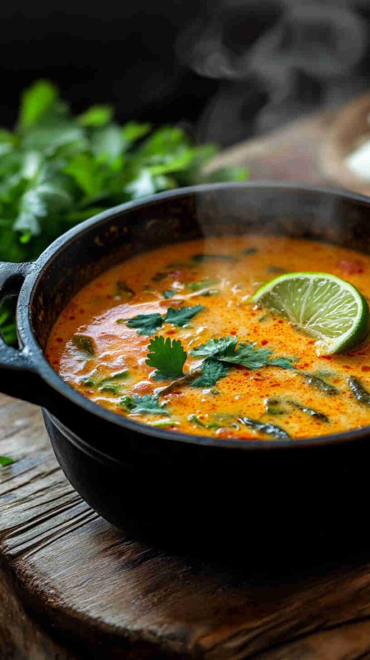 Thai-inspired Coconut Curry Soup
