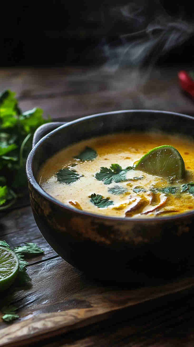 Thai-inspired Coconut Curry Soup