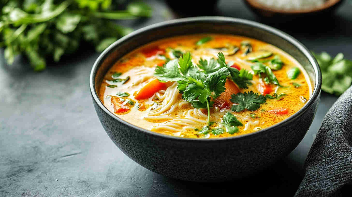 Thai-inspired Coconut Curry Soup