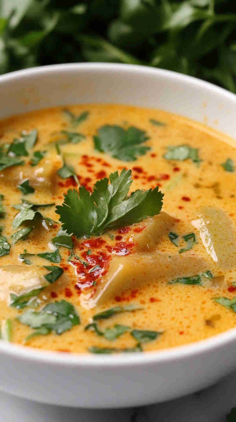 Thai-inspired Coconut Curry Soup