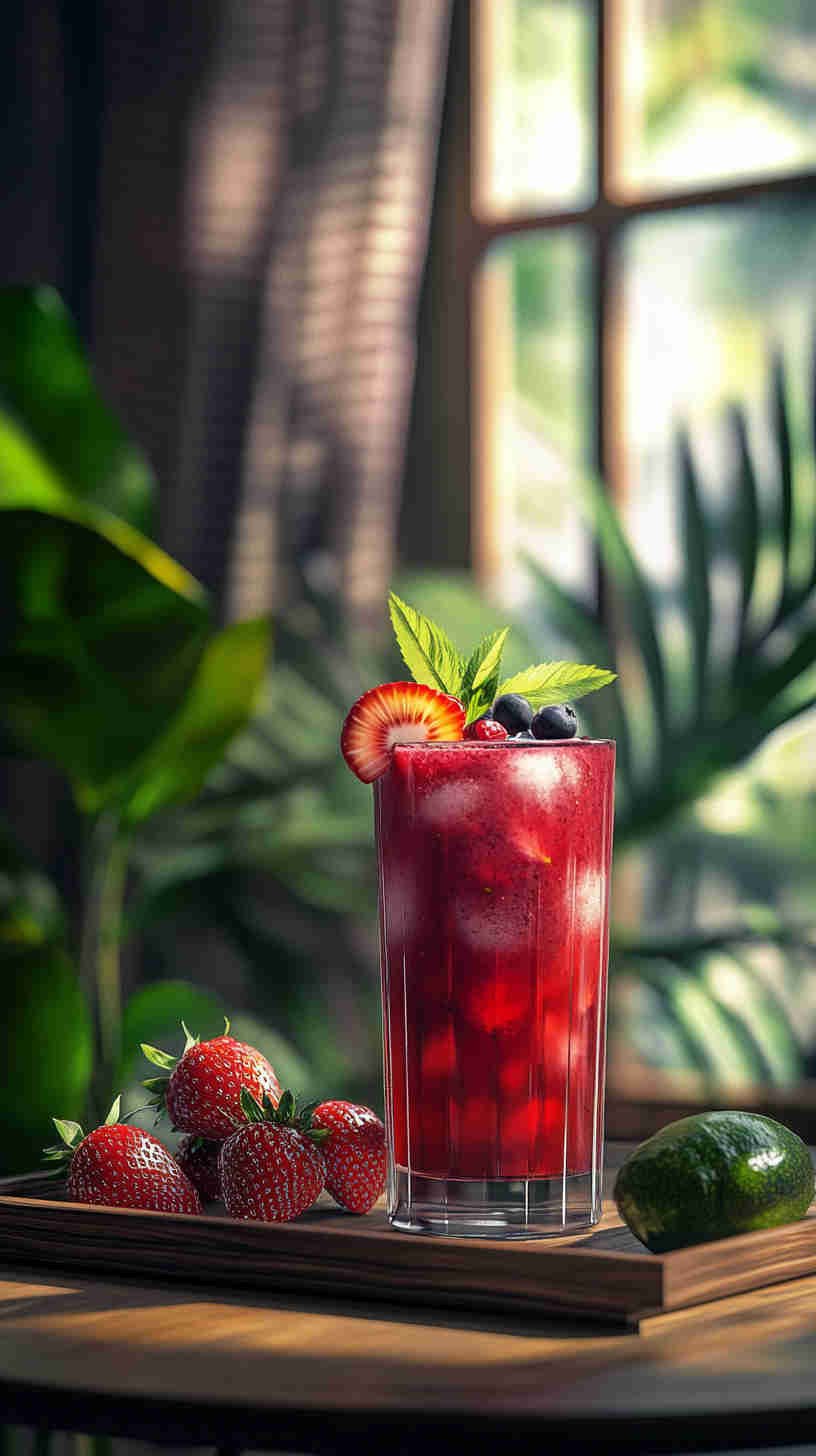 The Ultimate Strawberry Acai Refresher