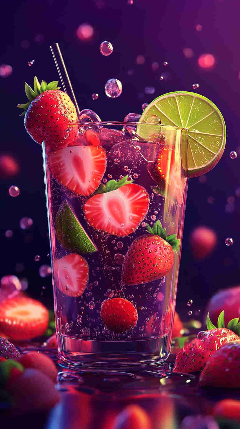 The Ultimate Strawberry Acai Refresher