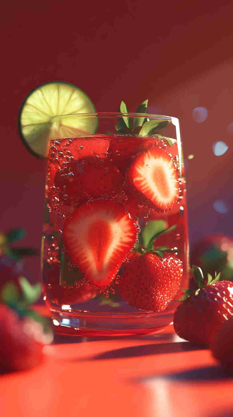 The Ultimate Strawberry Acai Refresher