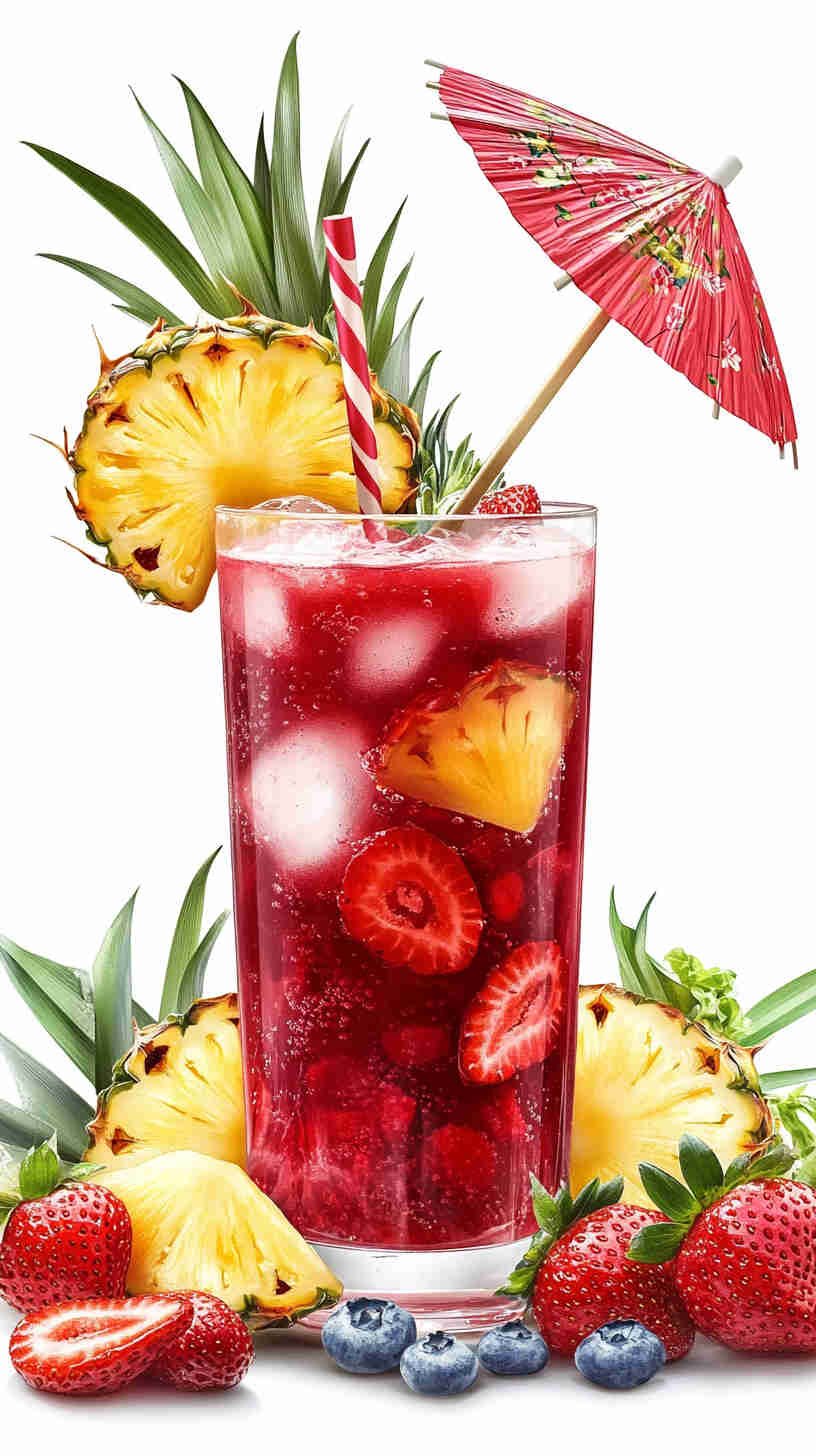 Tropical Strawberry Acai Refresher