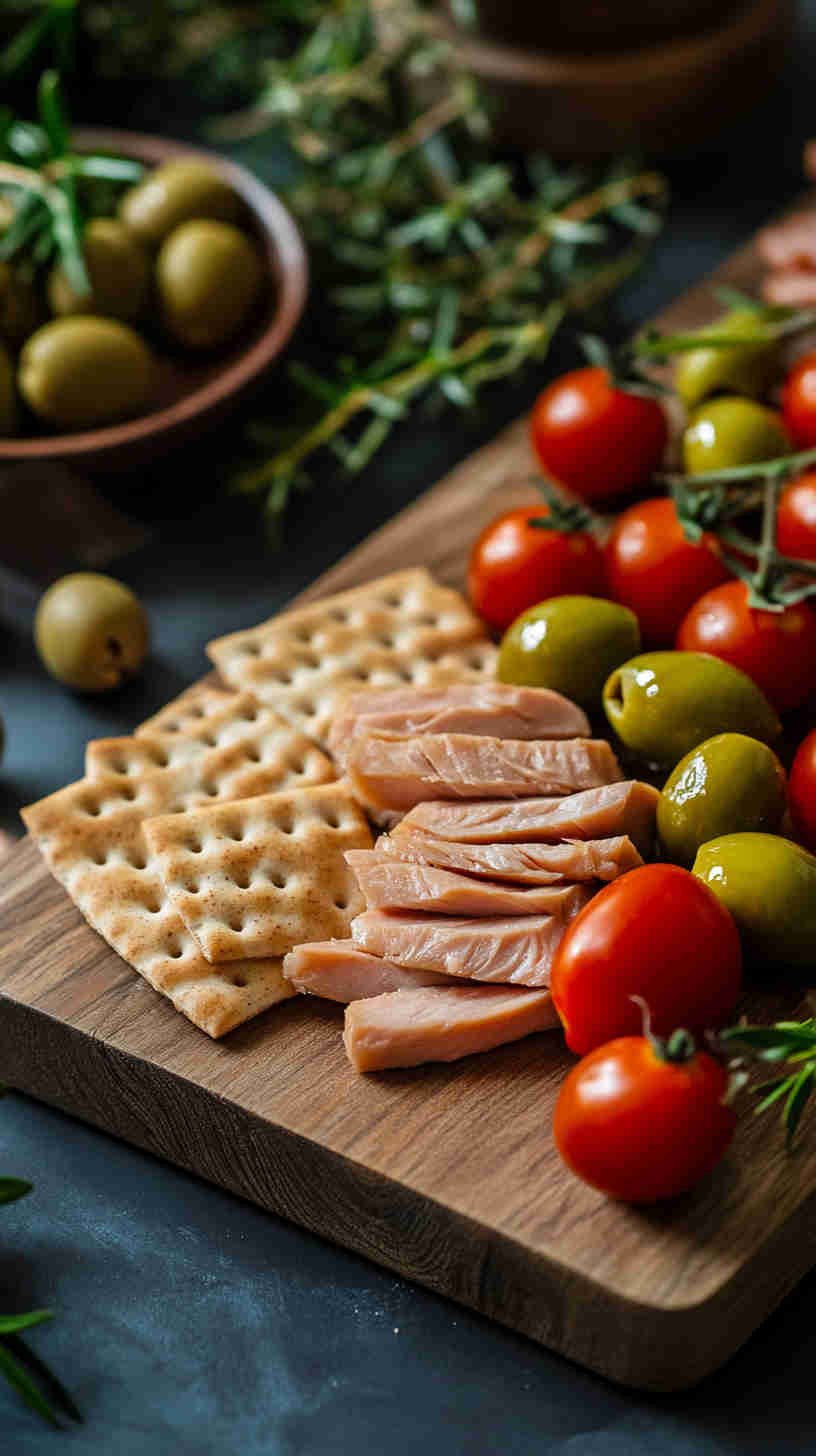 Tuna & Whole Wheat Crackers