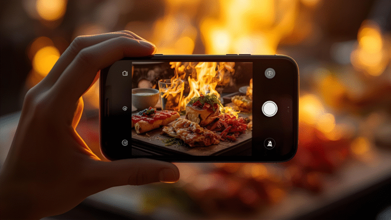 iPhone Food Photography Lighting