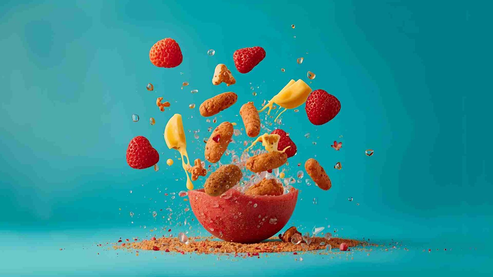 Food Styling A Flying Food Photo