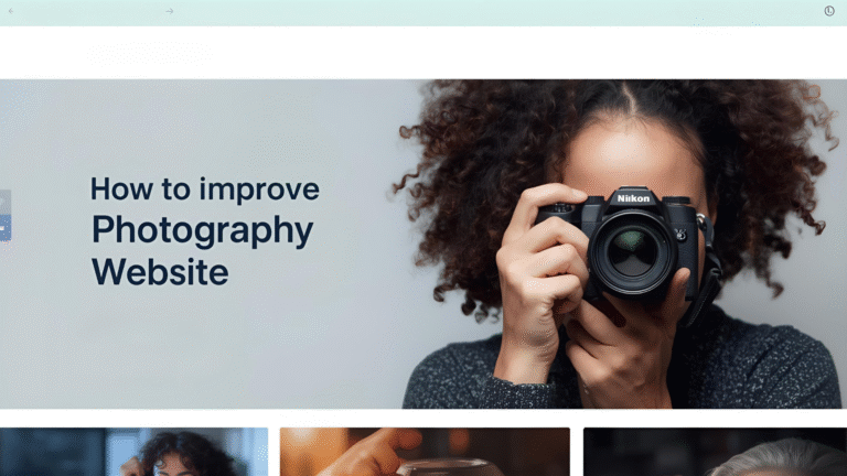 How To Improve Your Photography Website