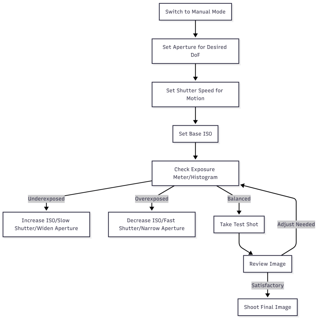 Chart for Manual Mode Process: