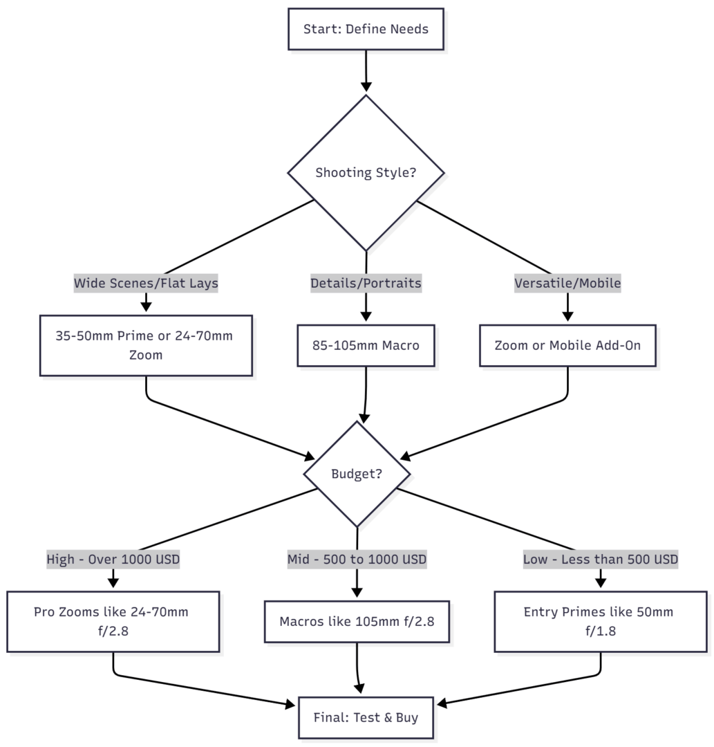 Key Guidelines for Lens Selection