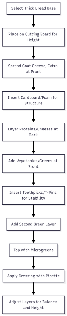 Chart: Sandwich Layering Process