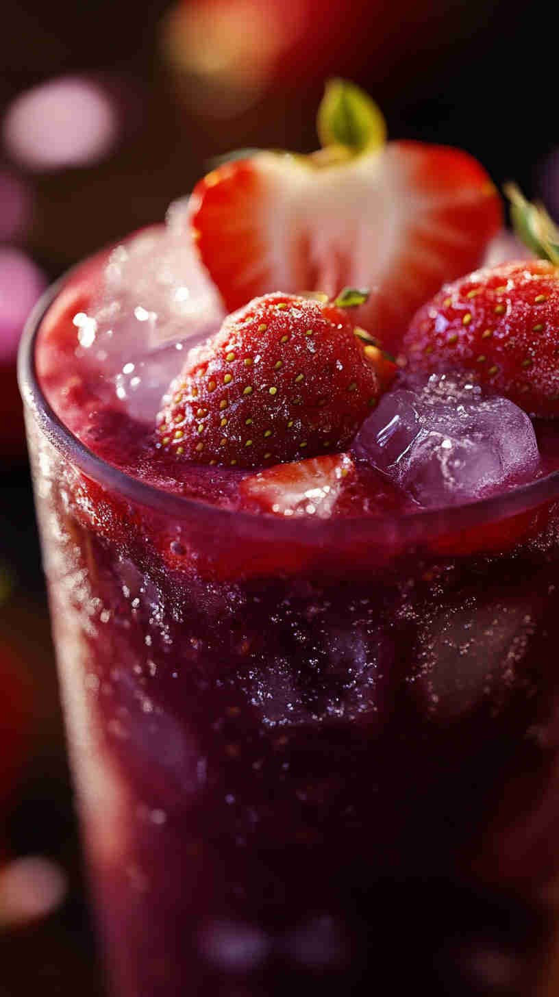 Vibrant Strawberry Acai Refresher