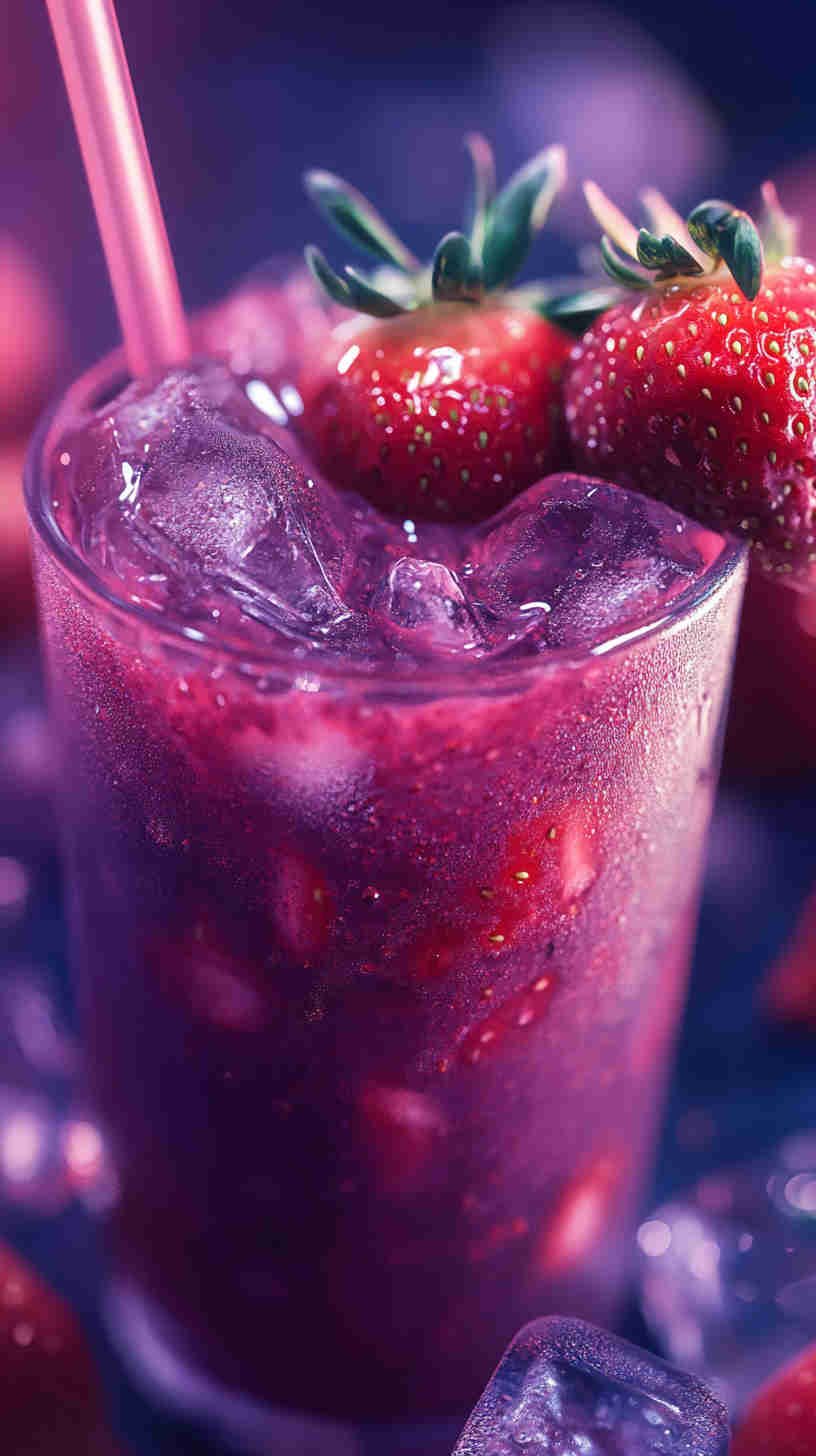 Vibrant Strawberry Acai Refresher
