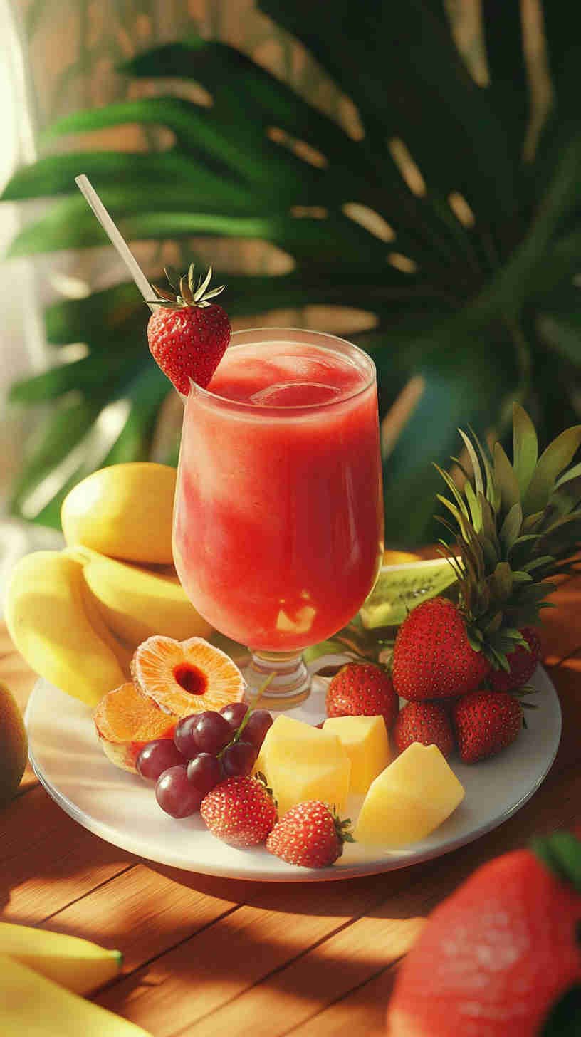 Vibrant Strawberry Acai Refresher