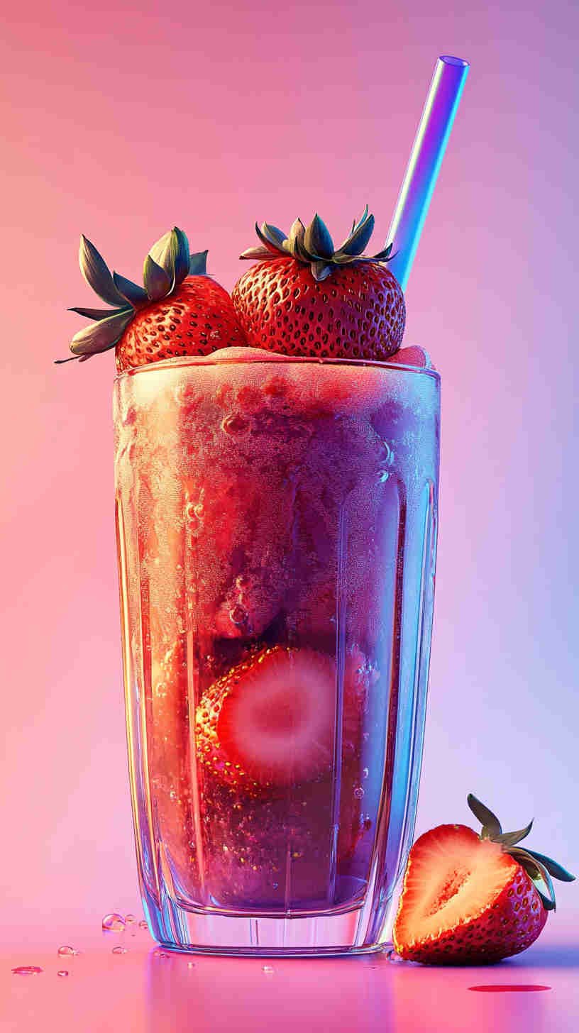 Vibrant Strawberry Acai Refresher
