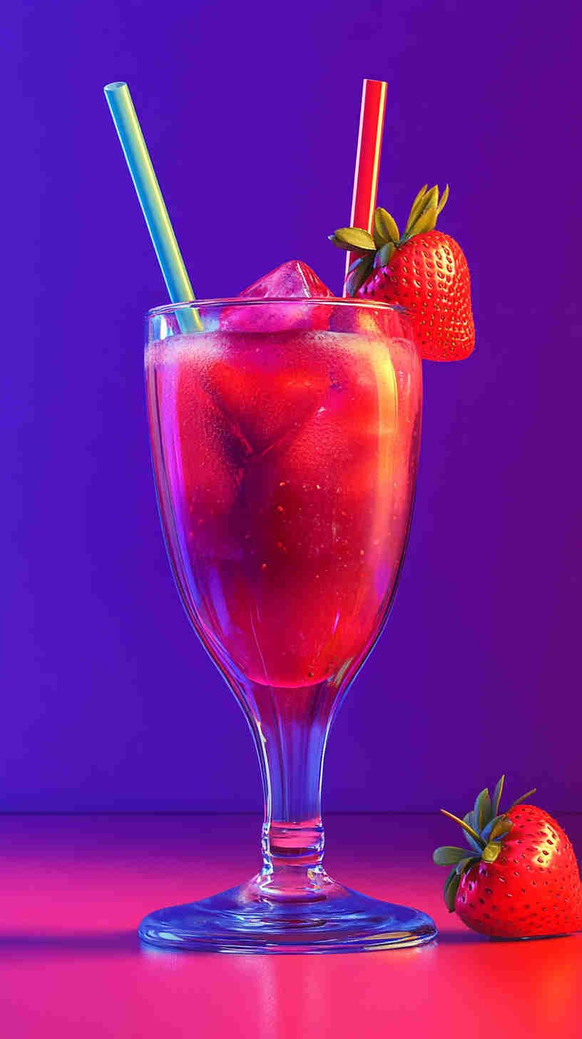 Vibrant Strawberry Acai Refresher