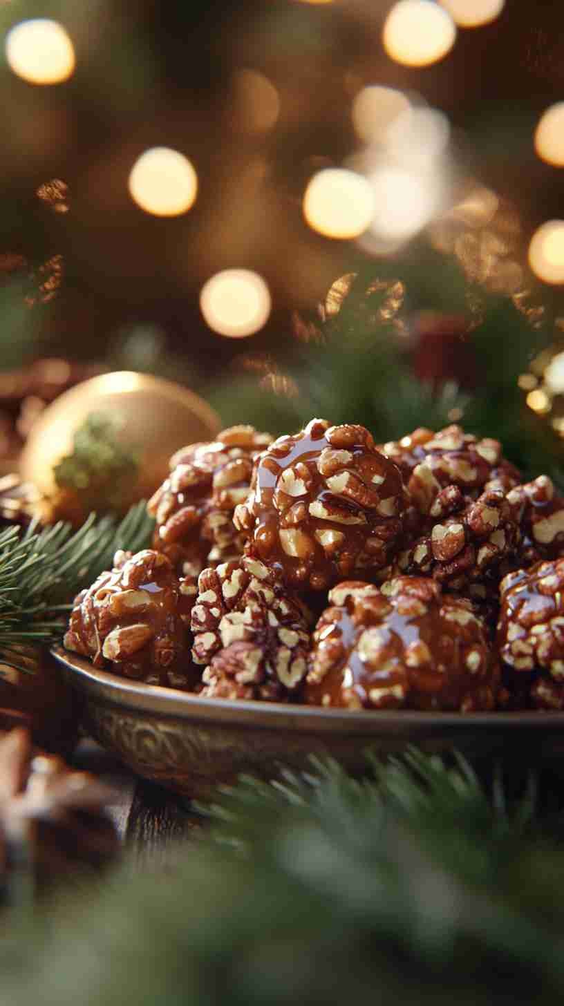 Butter Pecan Praline Clusters