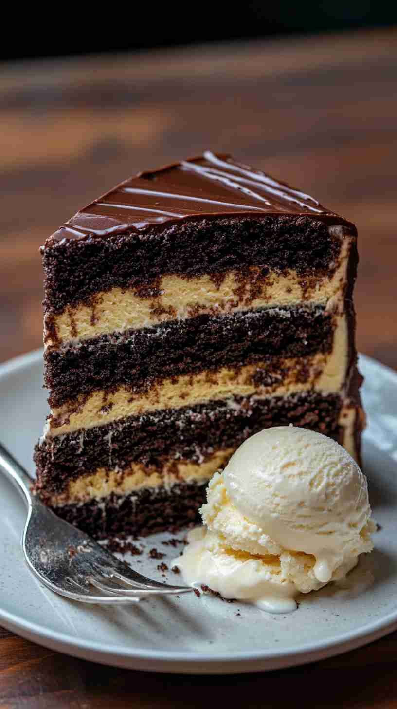 Chocolate Swirl Cake Using Yellow Cake Mix