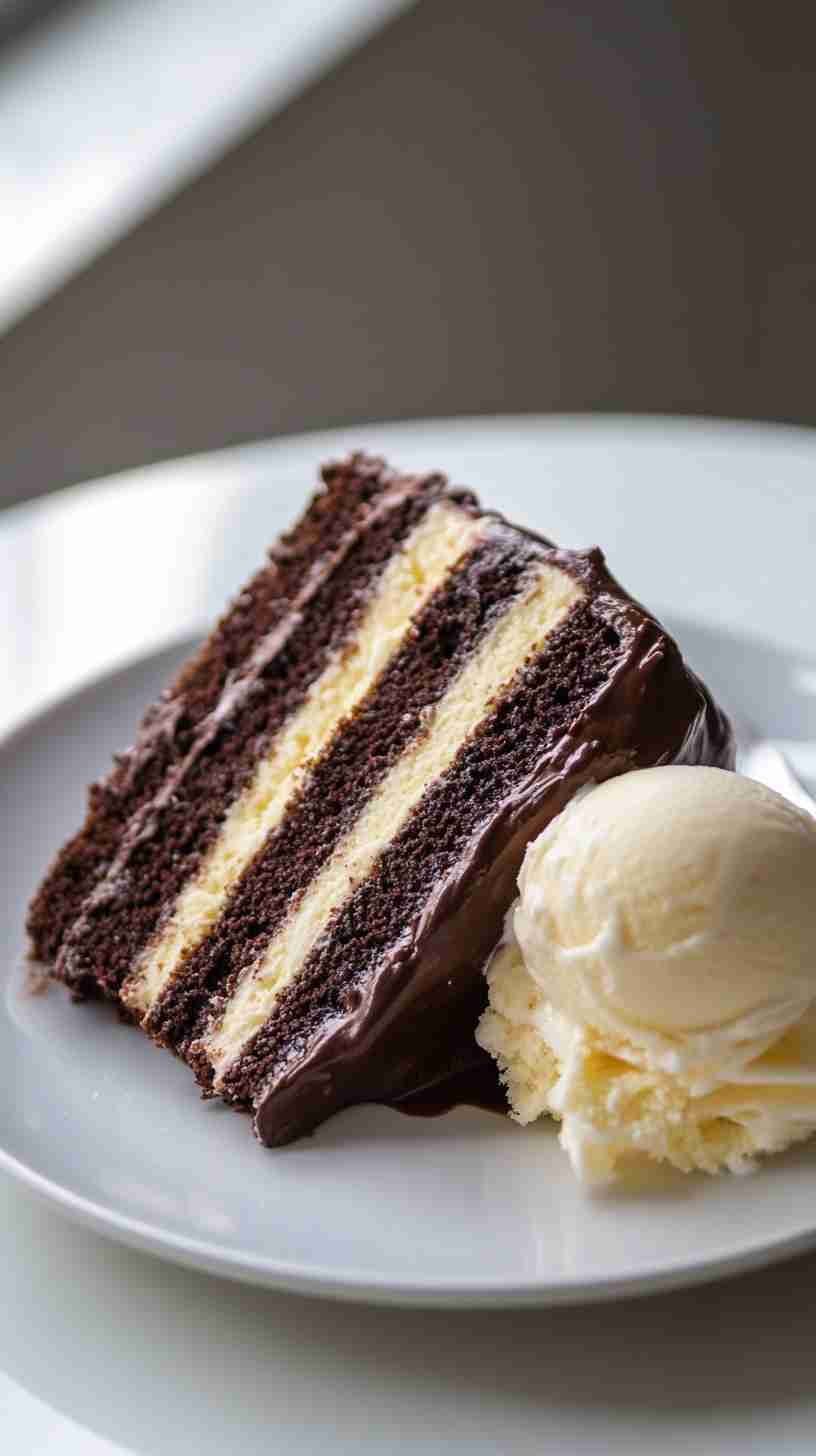 Chocolate Swirl Cake Using Yellow Cake Mix