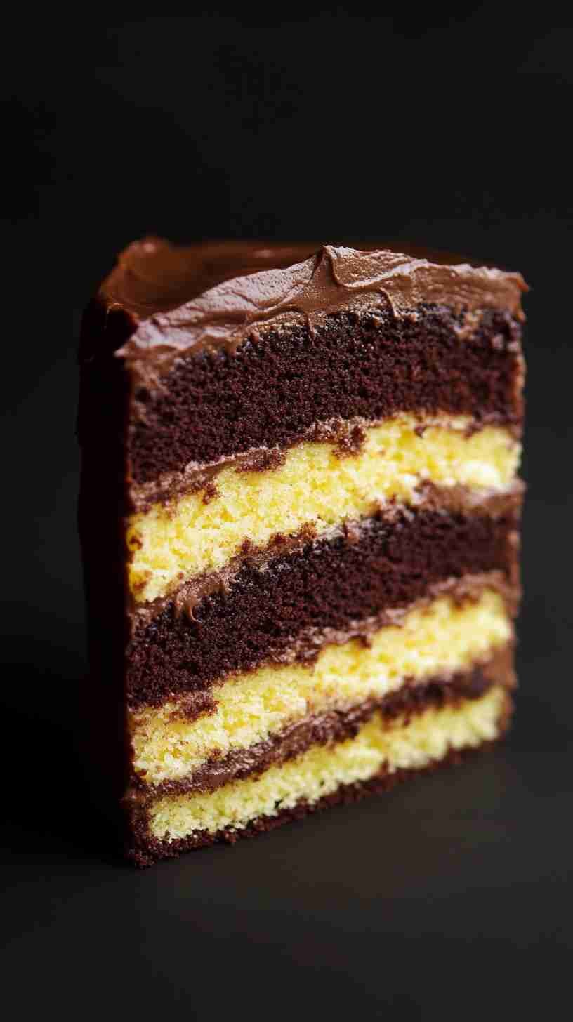 Chocolate Swirl Cake Using Yellow Cake Mix