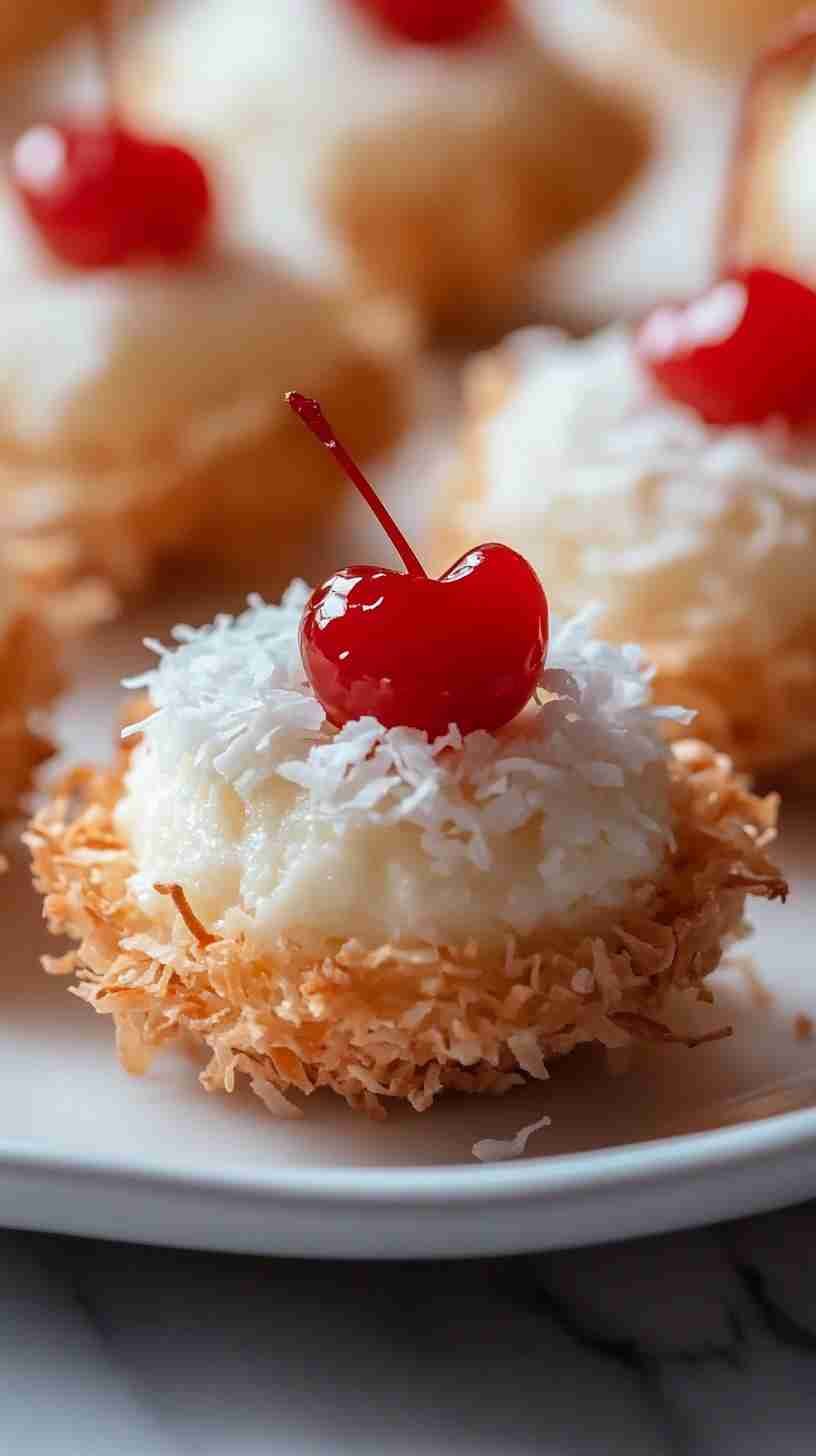 Coconut Macaroon Nests