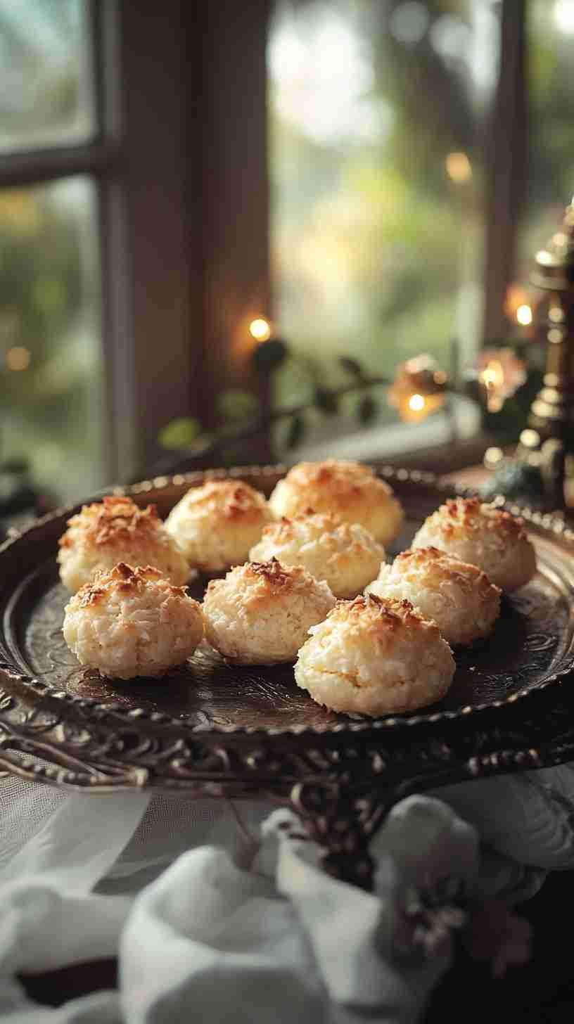 Coconut Macaroon Nests