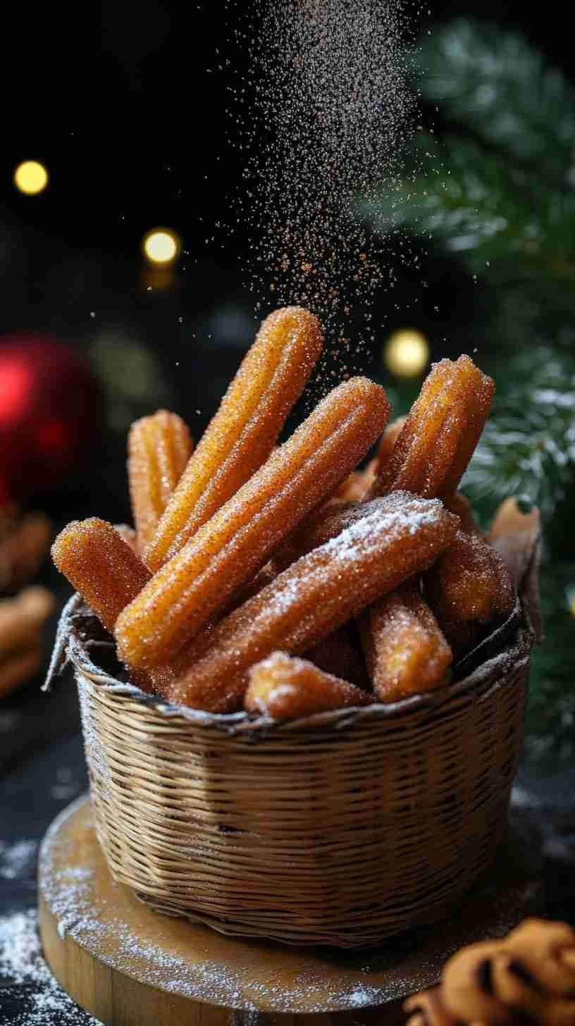 Churro Bites with Cinnamon Sugar