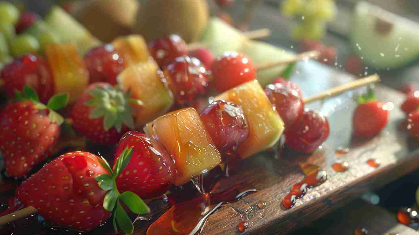 Fruit Skewers- Easy Finger Foods for Party