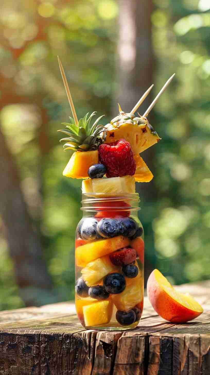 Fruit Skewers- Easy Finger Foods for Party