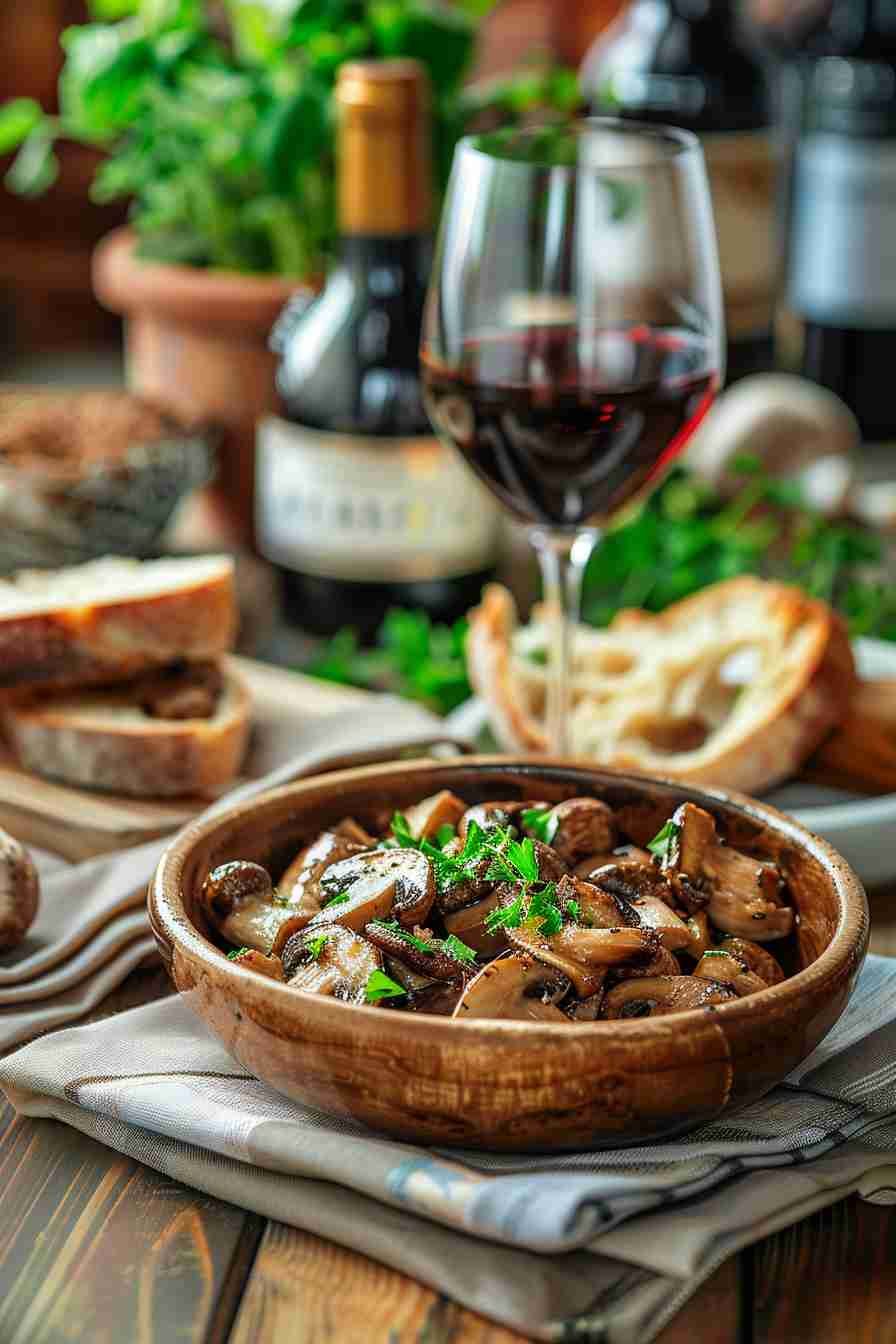 Grilled Cap Mushrooms with Balsamic Glaze